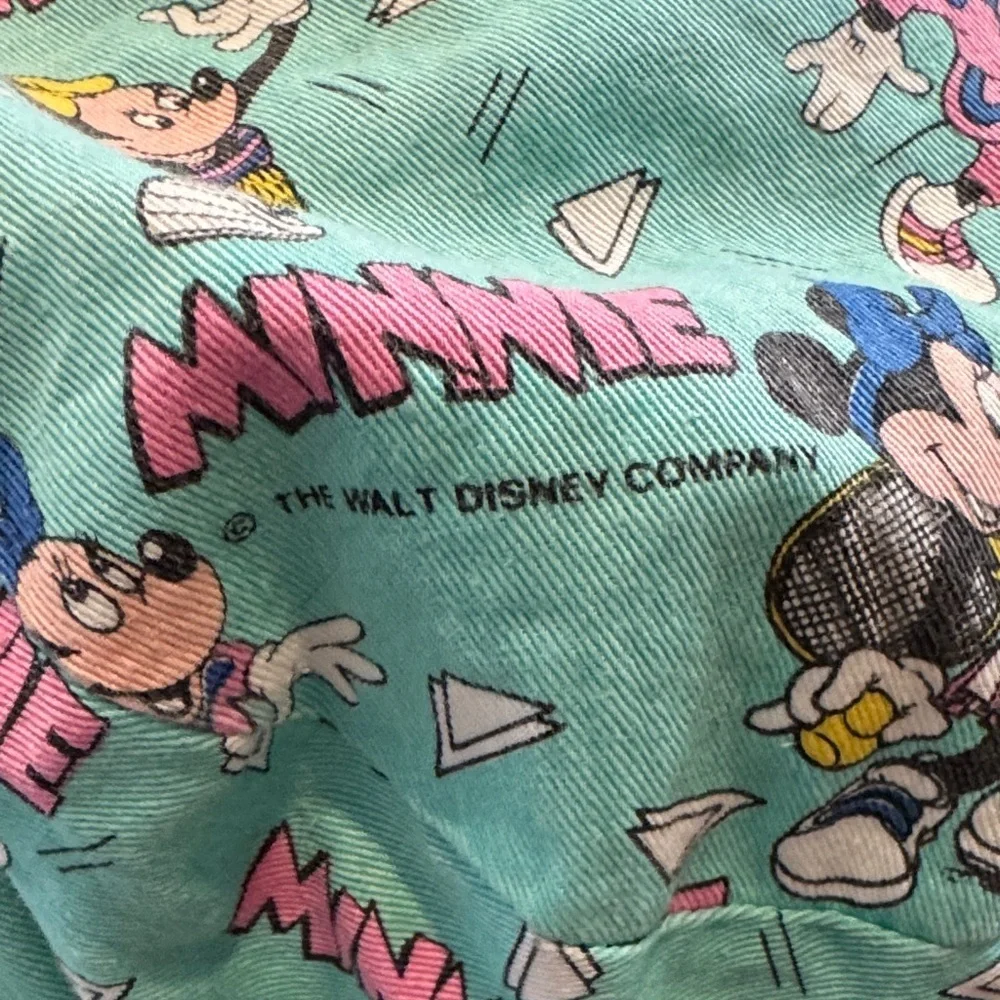 Vintage Disney Minnie Mouse Kids Hat - Teal